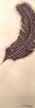 Load image into Gallery viewer, Up and Down Original Set Of Two Feathers Painting by Kerrie Griffin-Rogers
