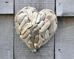 Driftwood heart small fair-trade product by The Interior Co 