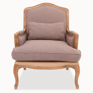 Deconstructed Oak And Burlap Chair The Interior Co 