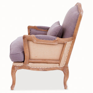 Deconstructed Oak And Burlap Chair The Interior Co 