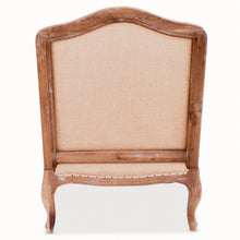 Load image into Gallery viewer, Deconstructed Oak And Burlap Chair The Interior Co 
