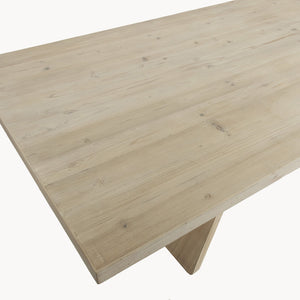 GEOMETRIC RECYCLED PINE DINING TABLE BY THE INTERIOR CO 