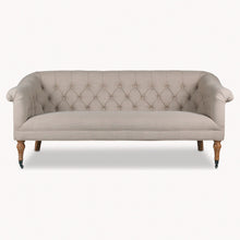 Load image into Gallery viewer, Chatsworth Oak Curved Button Back Sofa  One World The Interior Co 
