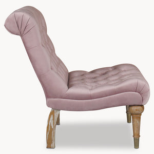 Occasional Chair in Pale Pink