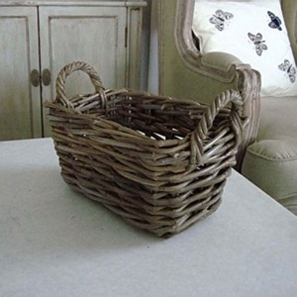 Small rectangular basket-natural