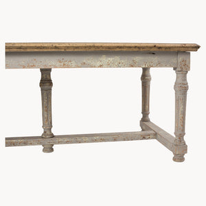 COLONIAL GREY OAK DINING TABLE