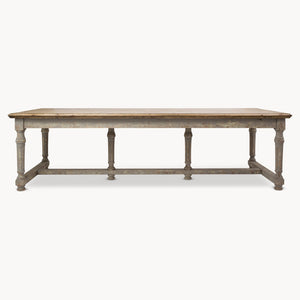 COLONIAL GREY OAK DINING TABLE