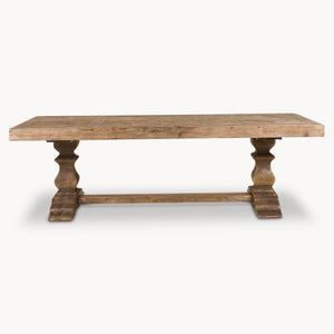 COUNTRY HOMES & INTERIORS: SALVAGED LARGE DINING TABLE